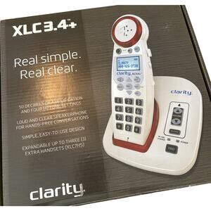 Clarity XLC 3.4+ Amplified Portable Cordless Telephone
